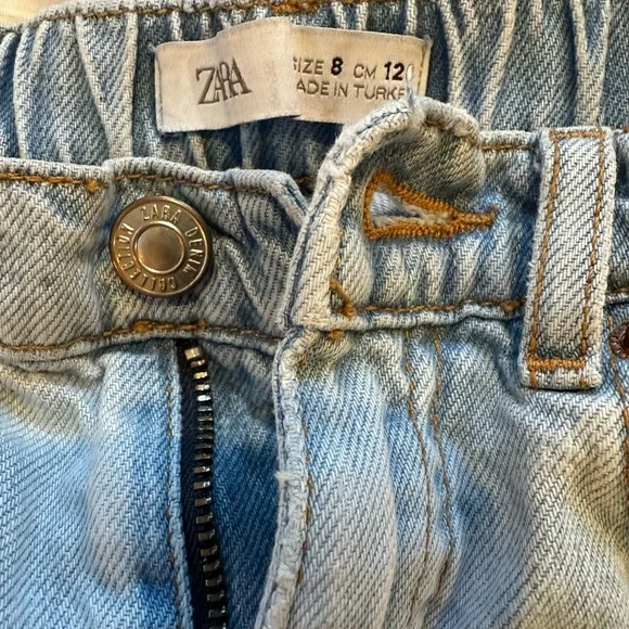 Zara distressed kids jeans, size 8 - Picture 2 of 4
